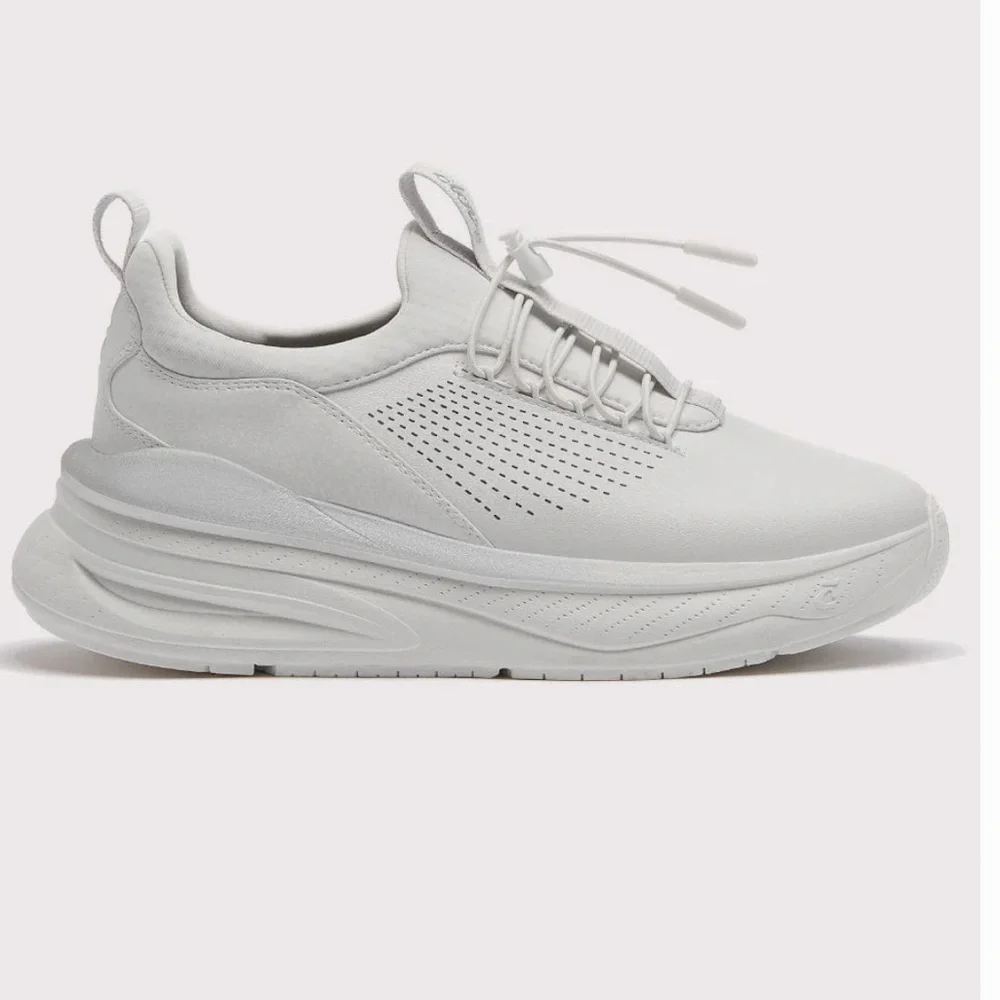 Clove All-White Chunky Athletic Sneaker - Picture 2 of 6